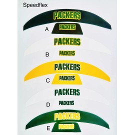 Packers Full Size SpeedFlex 3D Helmet Bumpers