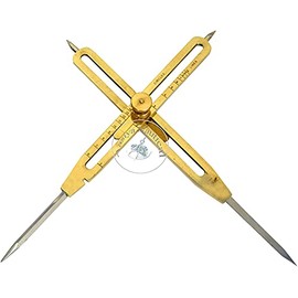 Artist Proportional Scale Divider Drawing Tool Professional 9” Long Solid brass with Heavy Duty Steel Point