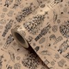 WRAPAHOLIC Nutcracker Kraft Christmas Wrapping Paper - Mini Roll -