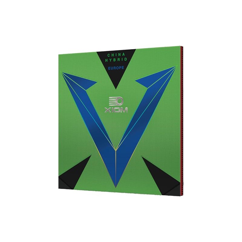 XIOM Table Tennis Rubber Vega Europe Hybrid Red (RD) 1.8