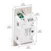 Enbrighten Add-On Switch QuickFit and SimpleWire, In-Wall Rocker Paddle, Z-Wave