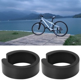 Create idea 8PCS 25.4mm Open Type Rubber Reducer Shim for 31.8mm Bicycle Handlebar Adapter or Mount Compatible with Bike Computer Mounts Bottle Holders