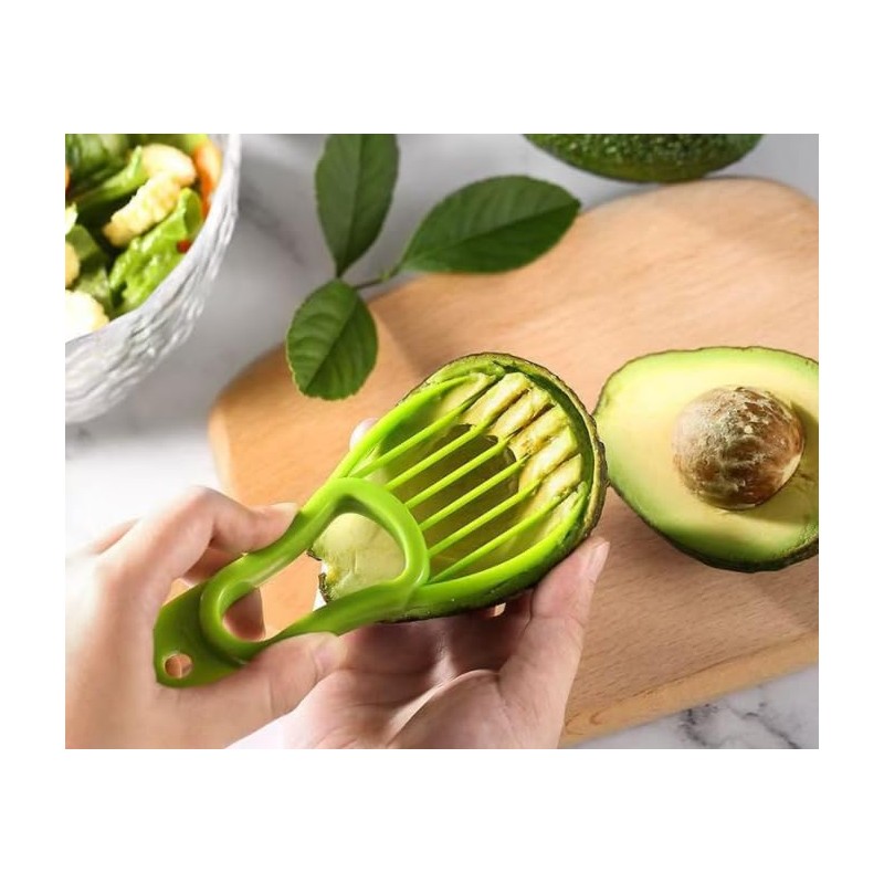 Avocado Cutter Tool - 3-in-1 Avocado Slicer and Pitter, 3.97"