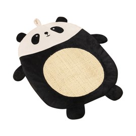Natural Sisal Cat Scratching Board Horizontal Cat Floor Scratching Pad Rug for Indoors Cat Grinding Panda