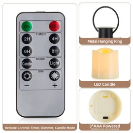 Staymoment Sympathy Gifts for Loss of Loved One: Memorial Gifts with Remote Control for Loss of Mother Father Husband Daughter Brother, Lantern Decor LED Candle