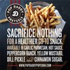 Pop Daddy Flavored Pretzels Sticks, Garlic Parmesan, 3oz Healthy Gourmet