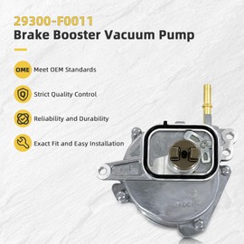 29300-F0011 Power Brake Booster Vacuum Pump for 2018-2022 Toyota Avalon Camry RAV4 2.5L Lexus ES350 Replace 29300-25012 29300-25011