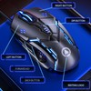 银雕 Wired Gaming Mouse, USB Wired Mouse with Colorful Light,