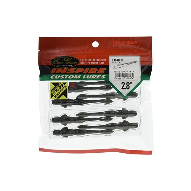 EVERGREEN Eye Macho 2.8" #H111 Dark Grippan BL (H)
