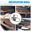 LLKUANG Window Lift Switch Button Frame Cover Trim Compatible with
