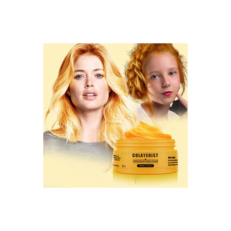 COLAYERIST Golden Temporary Hair Colour Washable