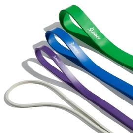 Sunny Health & Fitness Combo Entrenamiento Fuerza, Banda De Resistencia Unisex Adulto, Multi, 81.9 Inches L X 1.5 Inches W X 0.2 Inches H