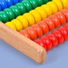 TOYANDONA Classic Wooden Abacus Educational Counting Toy Toddler Mathematics Toy