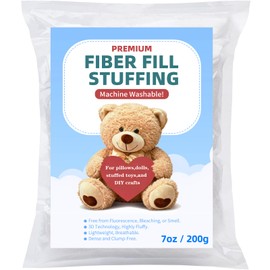 Fiberfill Stuffing for Stuffed Animals, Crafts, Cushions 17.6oz