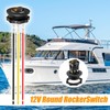 Rocker Button,3 Pin Electric Button - 1.1 inch Drill Hole