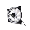 Bgears b-DualRing 120 White Fan with 30 White LEDs Front