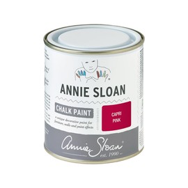 Annie Sloan Chalk Paint® (Capri Pink, 500 ml/16.9 Fl Oz) a unique decorative paint for furniture, cabinets and home décor with no sanding or priming