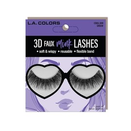 L.A. COLORS 3D Faux Mink Lashes, Drew CBEL309W