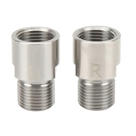 1 Pair Bike Pedal Extenders Chrome Molybdenum Steel Portable Bike Extending Axle Pedal Adapter for 9 16in Bikes 16mm