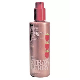 VICTORIA'S SECRET PINK STRAWBERRY HIGHLIGHTING BODY OIL w/ SQUALANE 8 oz 236ml