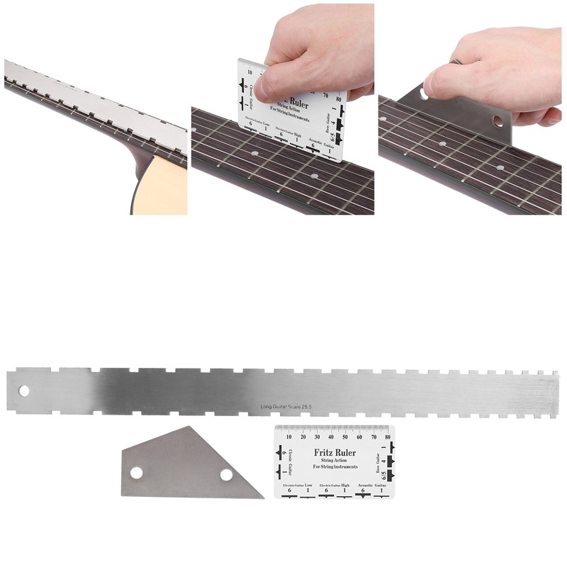 Guitar Neck Straight Edge Ruler String Action Ruler Guitar Fret