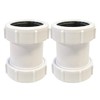 Straight Pipe Connector SENRISE 40mm PVC Pipe Connector Compression Joiner