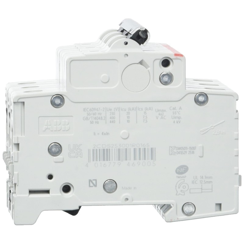 ABB 2609696 S203-B16 Circuit Breaker, 16A
