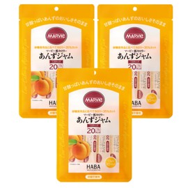 Marvie Jam, Apricot, Sugar-free, Low Calorie Harbor Laboratory, 0.5 oz (13 g) x 10 Bottles x 3 Bags, Individually Packed, Divided Use, Calorie Control, Bulk Purchase