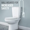 HealthSmart Fold Away Grab Bars for Bathroom, Shower Handle, Bathtub
