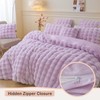 LIFEREVO Fluffy Faux Rabbit Fur Duvet Cover Set, Cute Plush