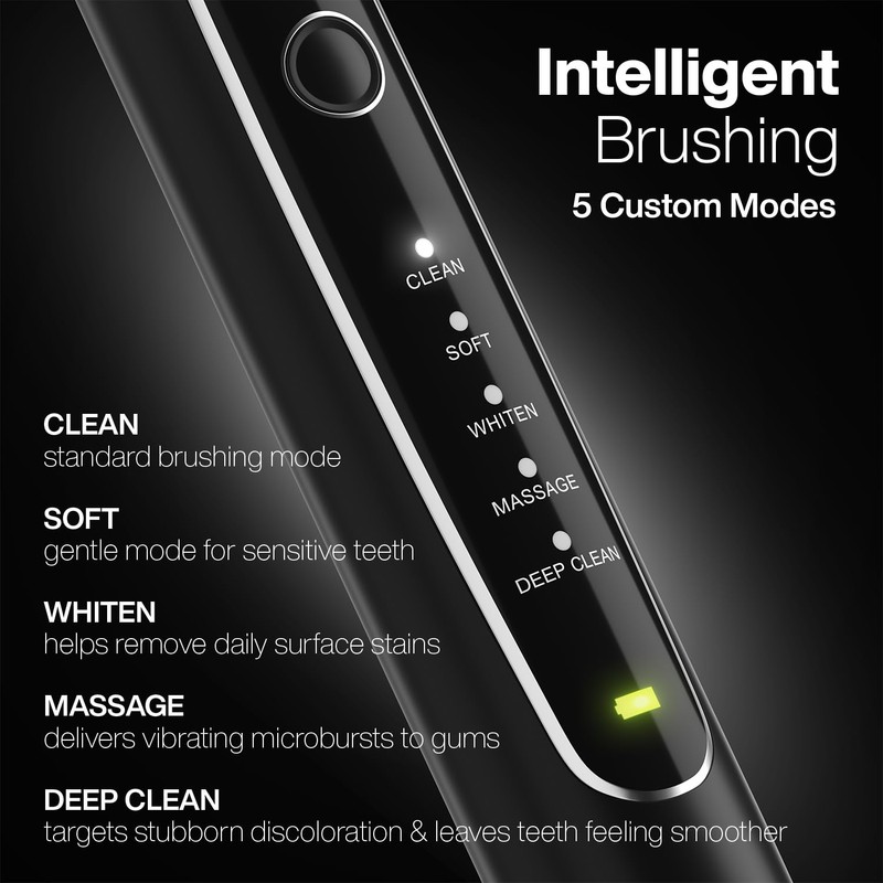 Aquasonic Black Series PRO – Ultra Whitening Toothbrush w UV