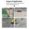 Edinstry 6mm x 12.5M Plastic Chain Barrier for Crowd Control,