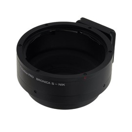 Fotodiox Pro Lens Mount Adapter - Bronica S (Z, D, C, S2, C2, EC, EC-TL) Lens to Nikon F (FX, DX) Mount Camera System (such as D7100, D800, D3 and more)