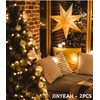 JINYEAH Paper Star Lantern Diwali Lantern 2Pcs Lampshade 7 Pointed