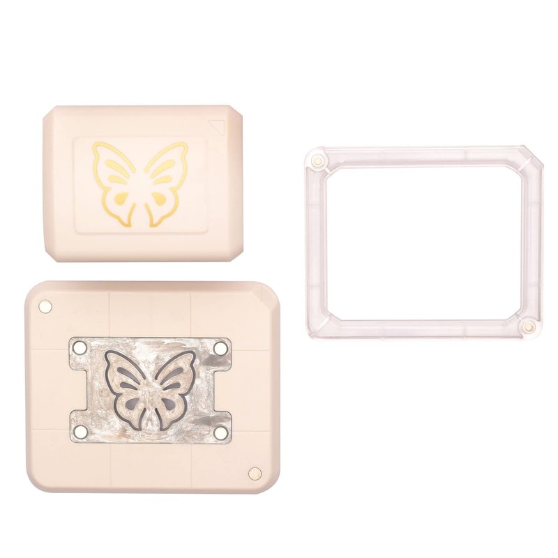 Vaessen Creative Magnetic Paper Punch, Pop-Up Butterfly, for DIY Projects,