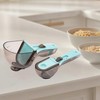 Kybelehoo Pack of 2 Adjustable Measuring Spoons with Scale, Multifunctional