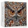 PICKFORU Owl Puzzles for Adults 1000 Pieces, Stone Bird Jigsaw