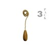Decorative Wooden Ceiling Fan Pull with Beaded Chain-Light wood-FA111-3Pack