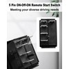 Replace 308-1062 Rocker Switch 5 Pin ON-Off-ON, Remote Start Switch