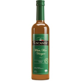 Tuscanini Italian White Wine Vinegar, 16.9oz | White Wine Vinegar for Salads and Cooking | Product of Italy | Kosher for Passover