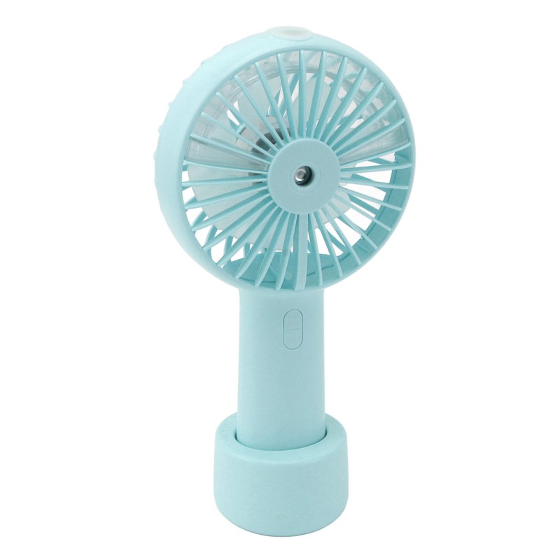 Handheld Misting Fan Quiet 2000mAh 3 Wind Speed 2 Spray