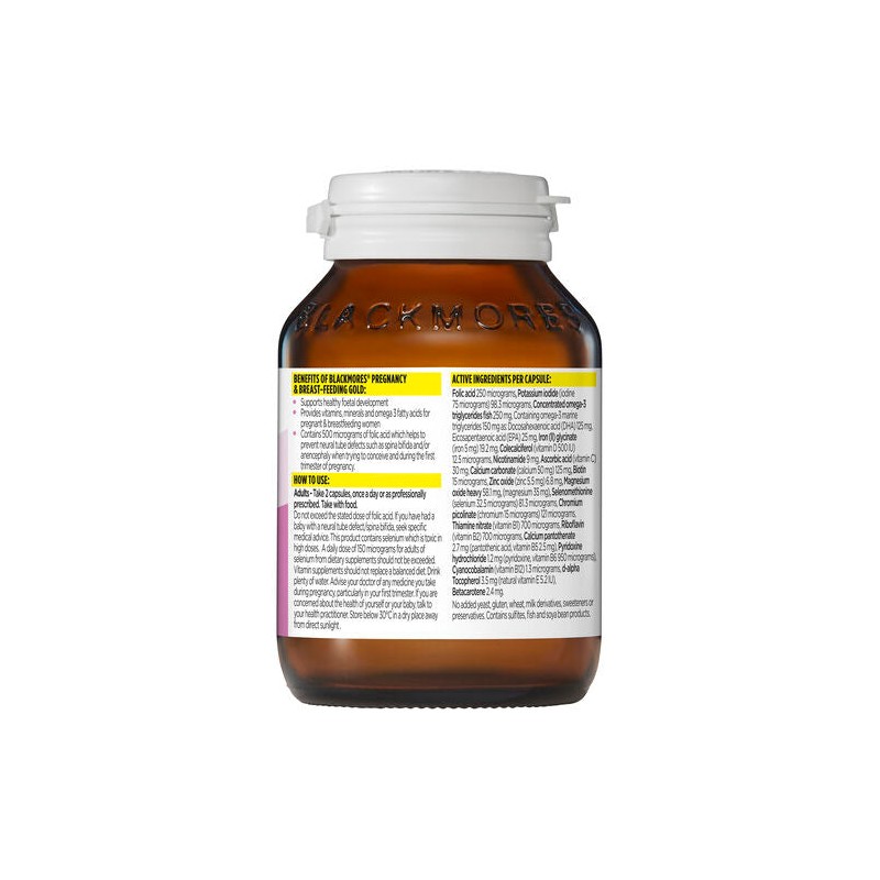 Blackmores Pregnancy and Breast-Feeding Gold 60 Capsules