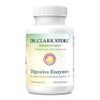 Dr. Clark Digestive Enzymes Supplement – 700mg, 50 Gelatin Capsules,