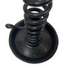 Wrought Iron Spiral Courting Candle Holder- Antique Vintage Reproduction, Black,