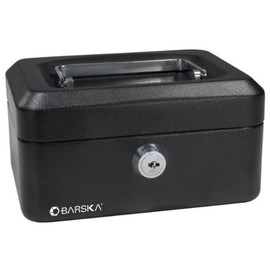 BARSKA EXTRA SMALL CASH BOX w/KEY LOCK