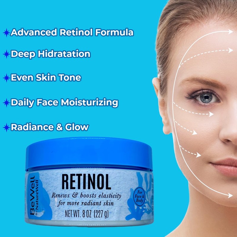 Retinol Renewing Cream for Face & Body 8oz – Advanced