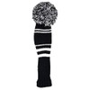 Longridge Men's Pompom Golf Head Cover White/Black,