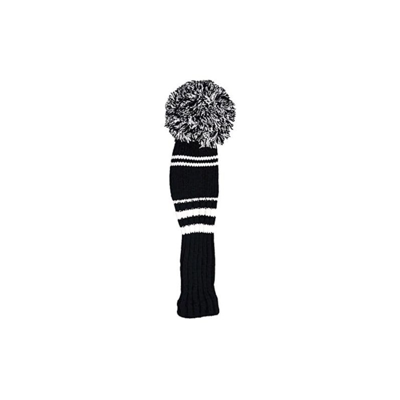 Longridge Men's Pompom Golf Head Cover White/Black,