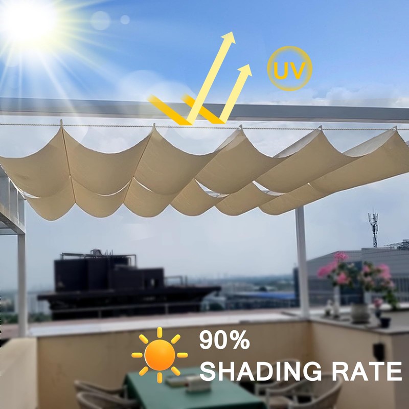 Retractable Awning 1 x 3.5 m, Made to Measure Pergola