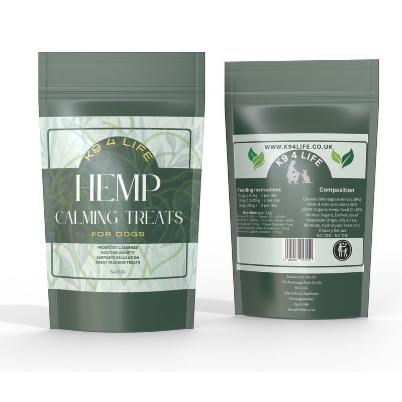 K9 4 Life Calming Treats for Dogs | Reduces Anxiety,